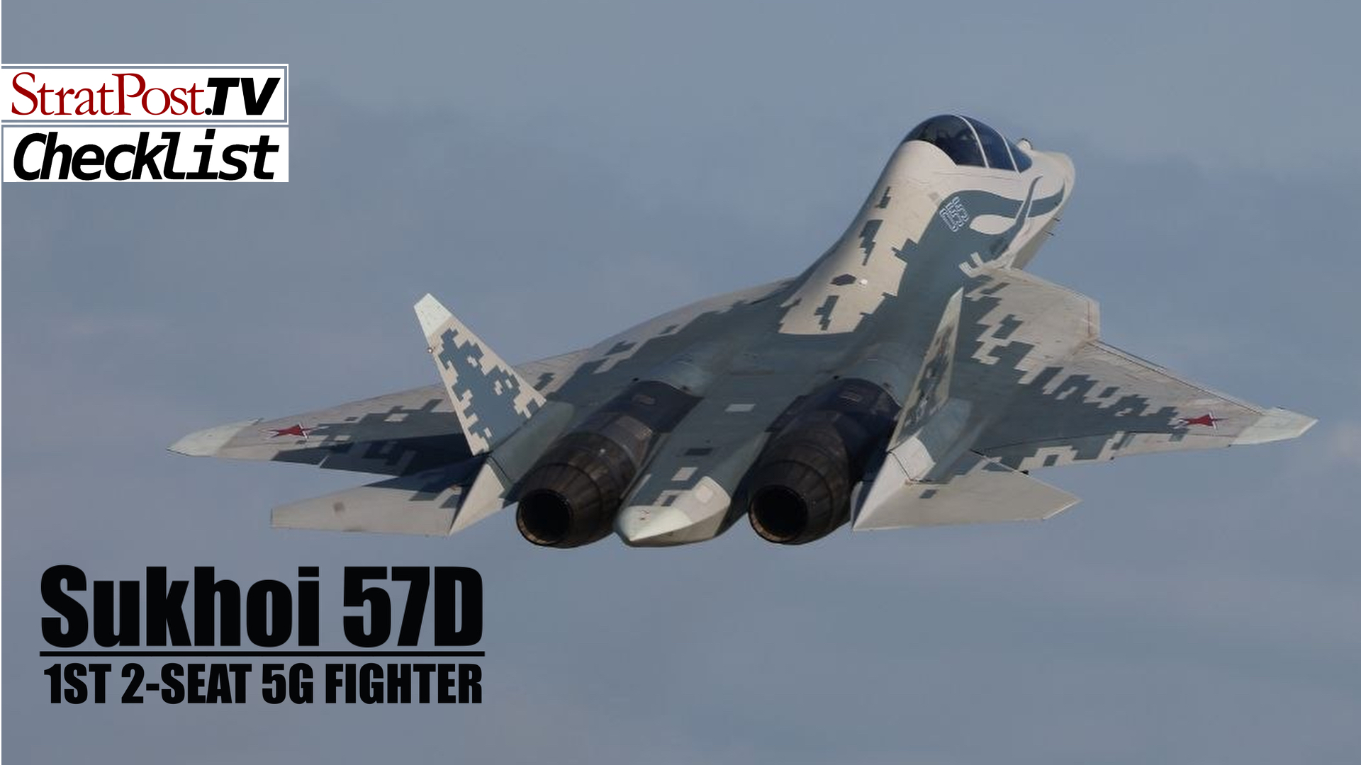 Sukhoi 57D 2-Seat 5G Fighter Makes Debut